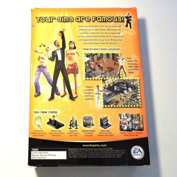 Electronic Arts The Sims Deluxe Edition And 4 Expansion Packs Computer Games - Picture 8 of 13